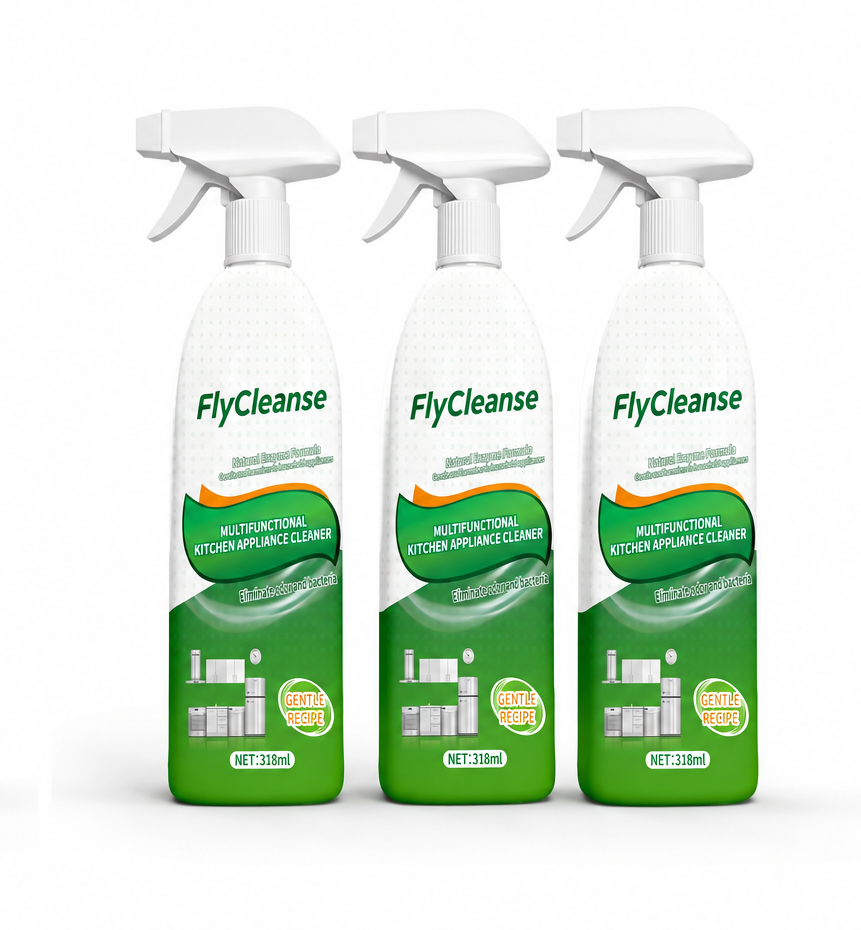 FlyCleanse Kitchen Grease Cleaner Spray – Spray Away Kitchen Grease Fast-RH