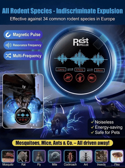 Fully automatic ultrasonic intelligent rodent and insect repellent-YAO