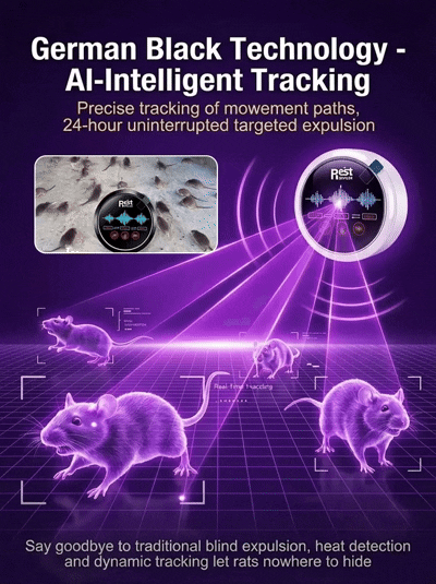Fully automatic ultrasonic intelligent rodent and insect repellent-YAO