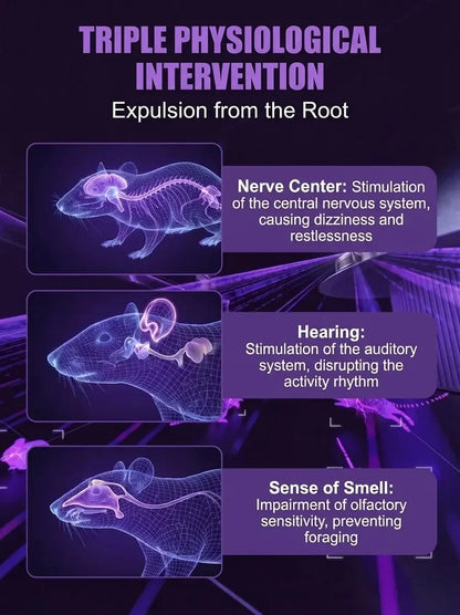 Fully automatic ultrasonic intelligent rodent and insect repellent-YAO