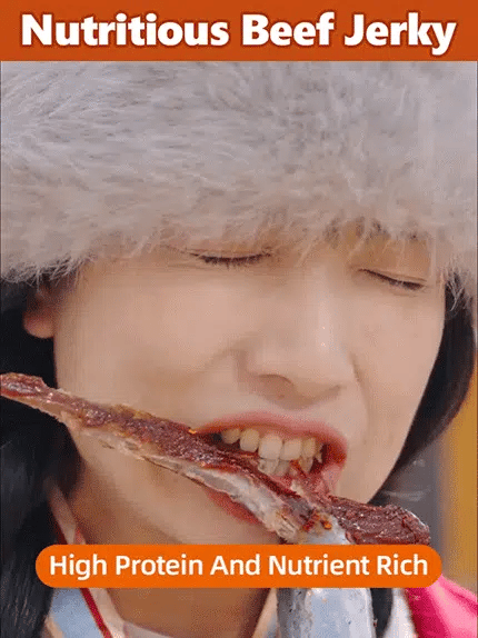 Add high-protein pure beef jerky-YAO