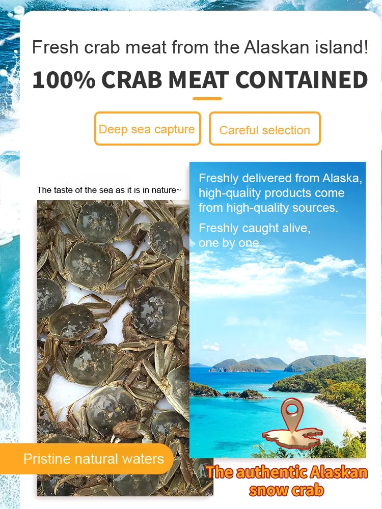 Alaskan Snow Crab Ready-to-EatCrispy Crab-YAO