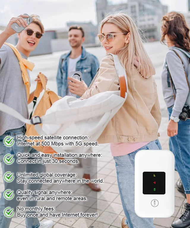 Free Internet in Your Pocket 5G Router-YAO