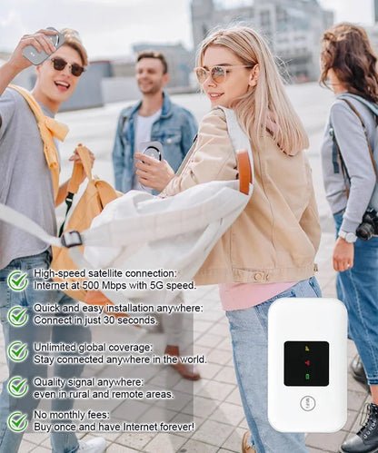 Free Internet in Your Pocket 5G Router-YAO