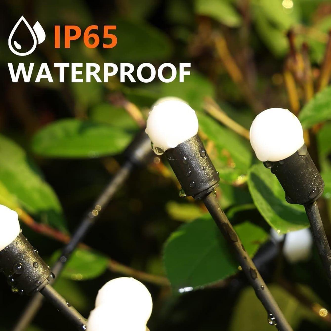 Outdoor Solar Firefly Garden Lights – 6-LED Swaying Stake Lights, IP65 Waterproof Auto Dusk-to-Dawn Warm Glow for Patio, Pathway, Yard & Landscape Decor-RH