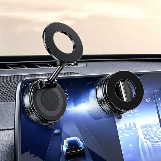 360° adjustable vacuum suction mobile phone stand, suitable for Magsafe. The new upgraded version of the foldable magnetic suction mobile phone stand, suitable for use in cars, gyms, mirrors and smooth surfaces-YAO