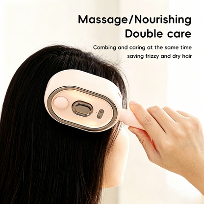 Electric Spray Air Cushion Massage Comb | Self-Cleaning Anti-Tangle | Essential Oil Mist Hair Care Comb | Anti-Static Volumizing Aromatherapy Comb-RH