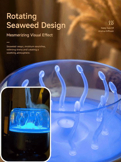 Rotating Seaweed Aroma Diffuser & Cool Mist Humidifier-YAO