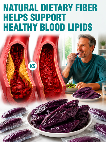 Healthy Low Fat Purple Sweet Potato Snack-YAO