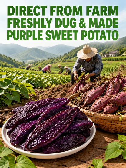 Healthy Low Fat Purple Sweet Potato Snack-YAO