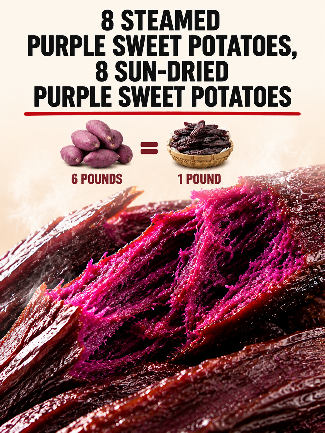 Healthy Low Fat Purple Sweet Potato Snack-YAO