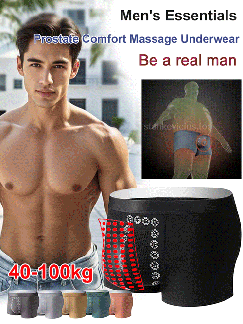 Men's Magnetic Prostate Care Boxers-YAO