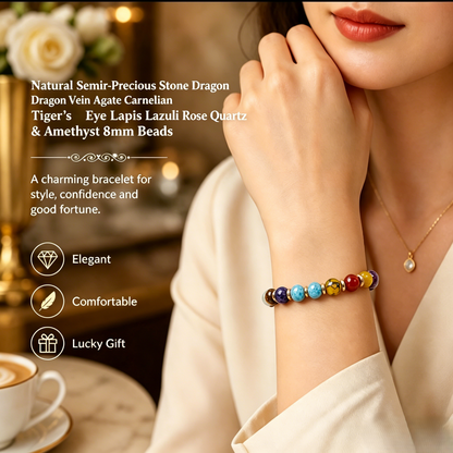The Empath’s Shield Bracelet – Healing Crystal Protection Bracelet-RH