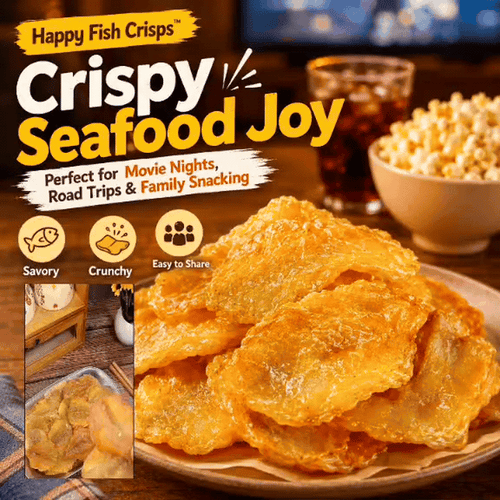 Happy Fish Crisps™ – A Light, Crispy & High-Protein Seafood Snack Made for Every Craving-YAO