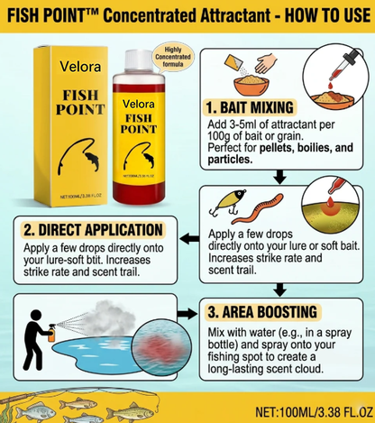 Concentrated Fish Attractant Liquid – Fast-Acting Red Worm Bait Additive for Freshwater Fishing, Enhances Scent & Improves Bite Response (100ml)-YAO