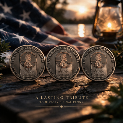 The Last Penny Commemorative Challenge Coin – Final Cent Tribute 1793–2025 Limited Edition-YAO