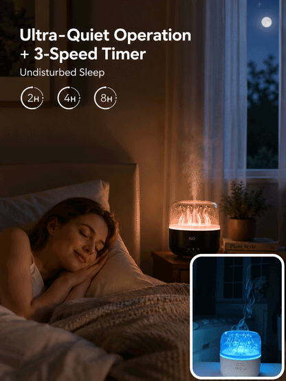 Rotating Seaweed Aroma Diffuser & Cool Mist Humidifier-YAO