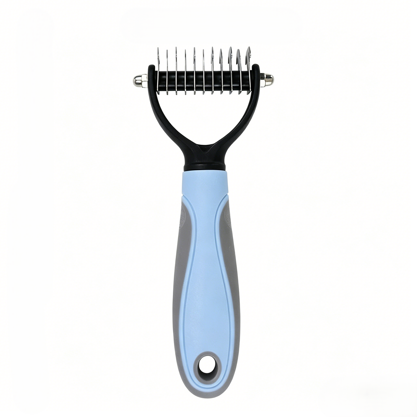 Universal Pet Grooming Comb – Double-Sided Stainless Steel Dematting & Shedding Tool for Dogs & Cats, Tangle-Free Coat Care-RH