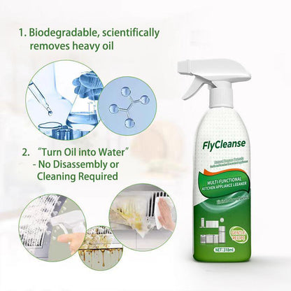 FlyCleanse Kitchen Grease Cleaner Spray – Spray Away Kitchen Grease Fast-RH