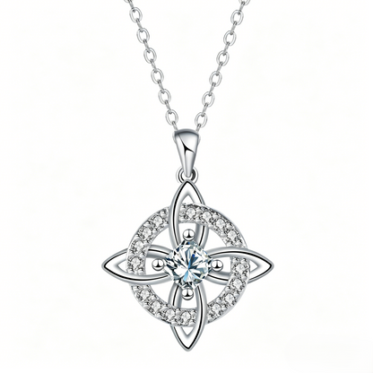 Hecate Birthstone Witch Knot Necklace – Symbolic Protection Pendant for Women-RH