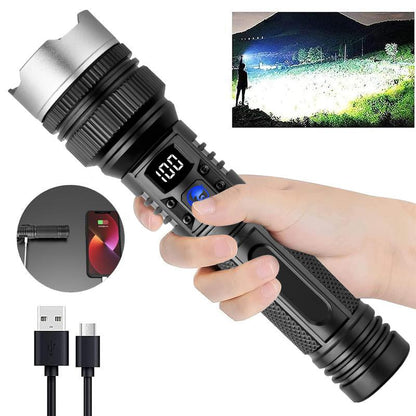 Rechargeable Tactical Flashlight & Power Bank-RH