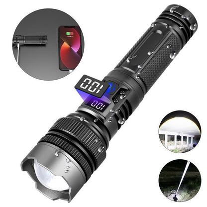 Rechargeable Tactical Flashlight & Power Bank-RH