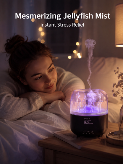 Rotating Seaweed Aroma Diffuser & Cool Mist Humidifier-YAO