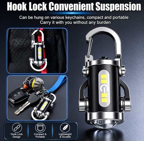 【2026】Ultra-Bright Mini Keychain Flashlight 🔦-RH