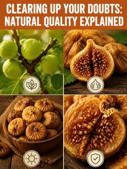 Natural Sun-Dried Figs – Sweet & Chewy Healthy Fruit Snack-YAO