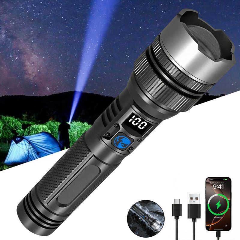 Rechargeable Tactical Flashlight & Power Bank-RH