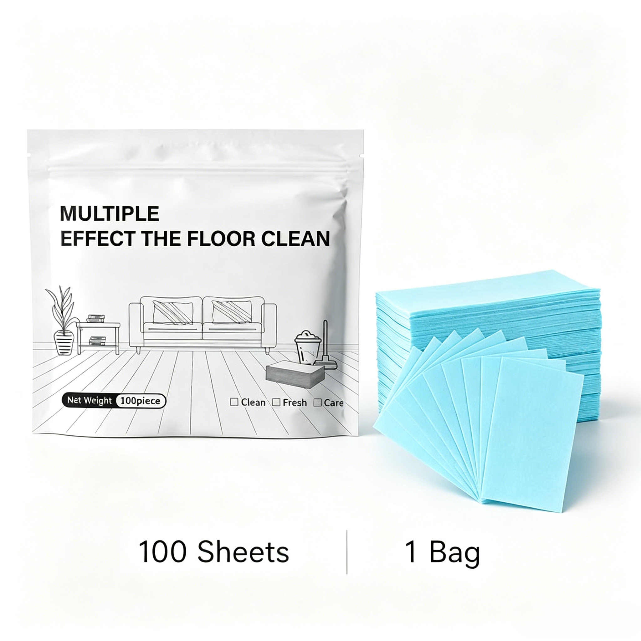 1 Bag / 100 Sheets