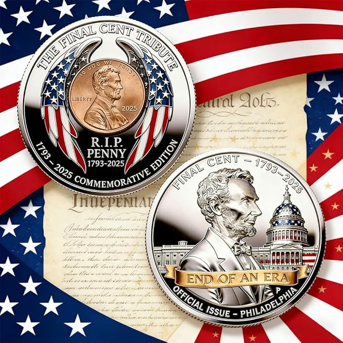 2025 Final Cent Tribute Coin – Limited Keepsake Collector’s Edition-YAO