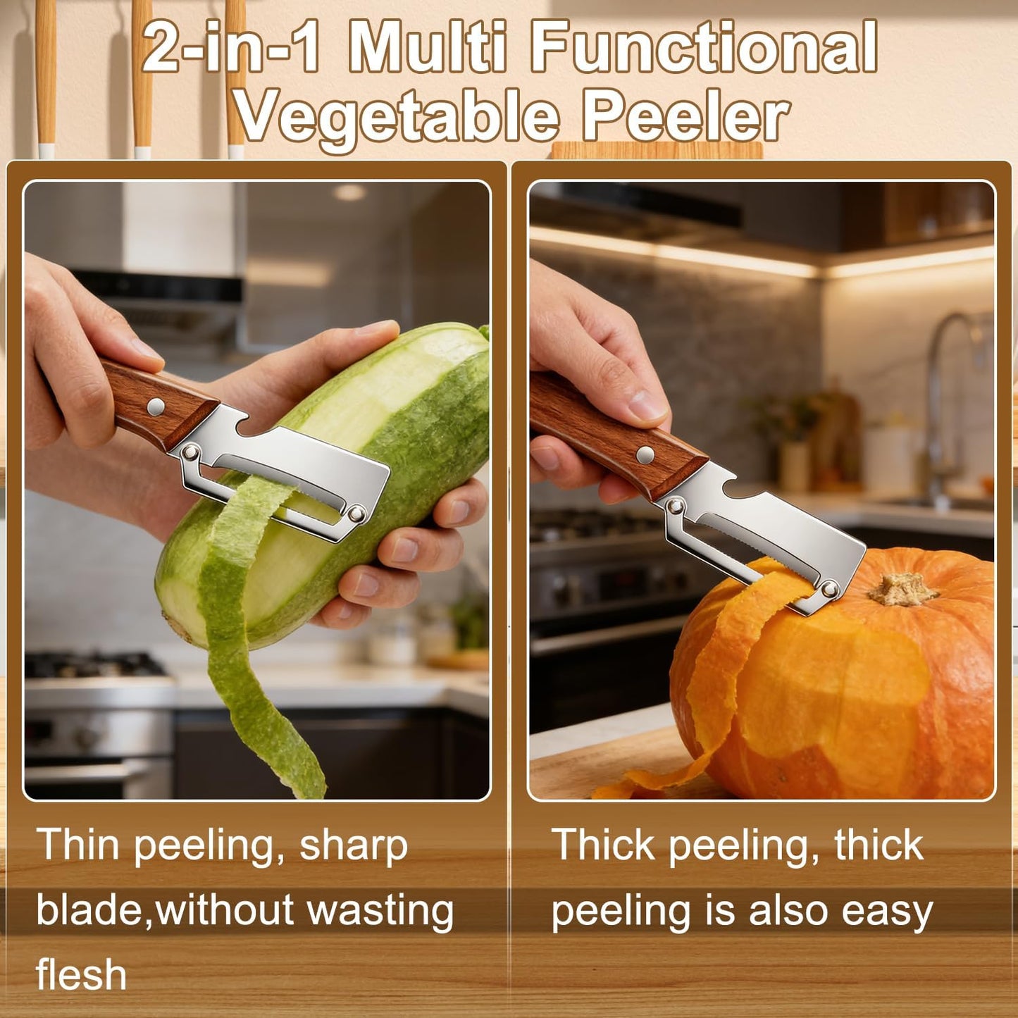 2-Piece Multifunctional Vegetable Peeler Set-save both time and labour-YAO