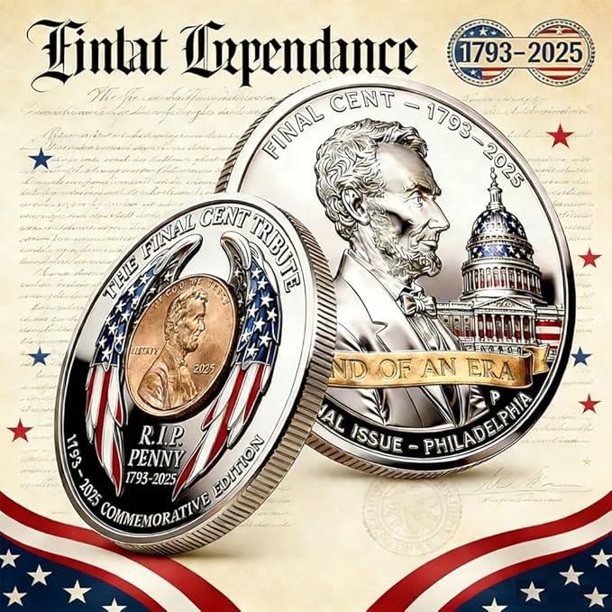 2025 Final Cent Tribute Coin – Limited Keepsake Collector’s Edition-YAO