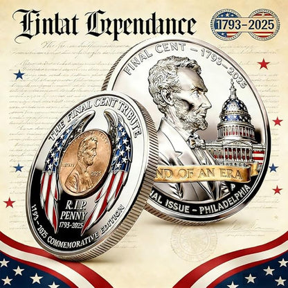 2025 Final Cent Tribute Coin – Limited Keepsake Collector’s Edition-YAO