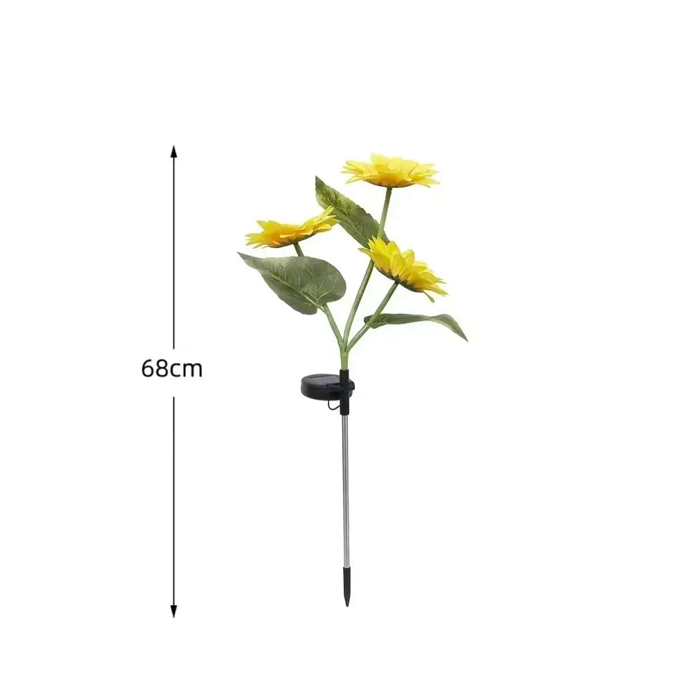 🔥Hot Sale 49% off🌟🌻 2026 UPGRADED Solar Sunflowers – Hyper-Realistic Petals, Stunning Shadow Projections & Dusk-to-Dawn Garden Mag-YAO
