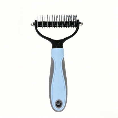 Universal Pet Grooming Comb – Double-Sided Stainless Steel Dematting & Shedding Tool for Dogs & Cats, Tangle-Free Coat Care-RH