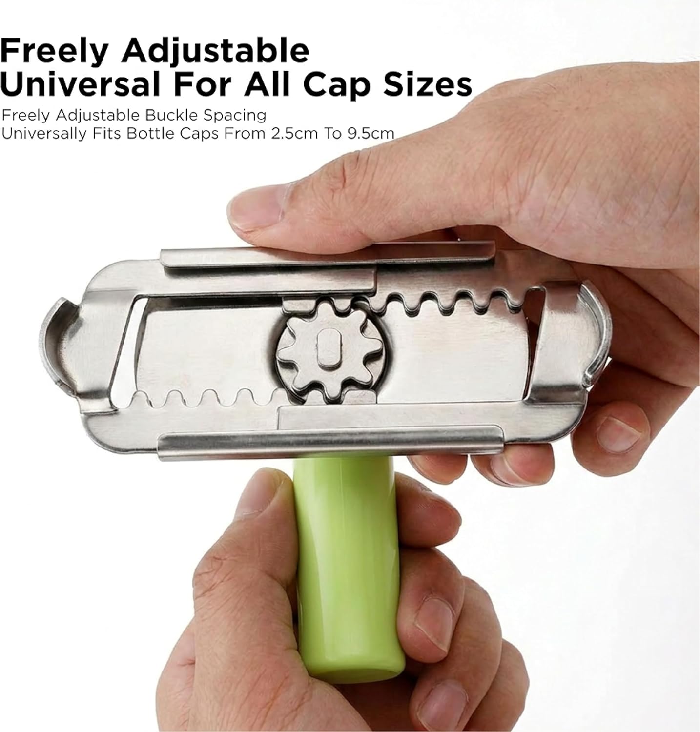 2-Pack Stainless Steel Jar Opener – Effortless Lid Remover for Seniors & Weak Hands | Non-Slip Grip Kitchen Gadget-RH