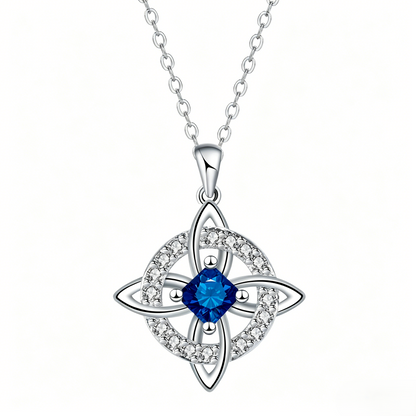 Hecate Birthstone Witch Knot Necklace – Symbolic Protection Pendant for Women-RH