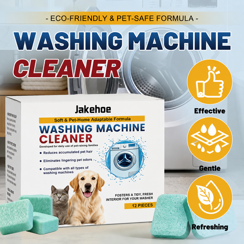Eco-Friendly Washing Machine Cleaner Tablets – Deep Clean Washer Odors, Residue & Pet Hair Buildup-RH