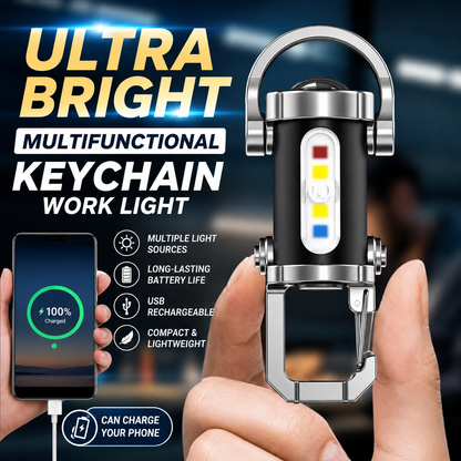 【2026】Ultra-Bright Mini Keychain Flashlight 🔦-RH