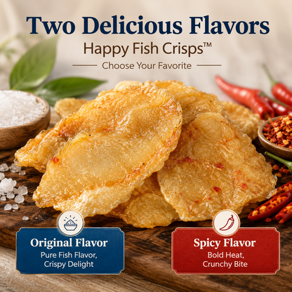 Happy Fish Crisps™ – A Light, Crispy & High-Protein Seafood Snack Made for Every Craving-YAO