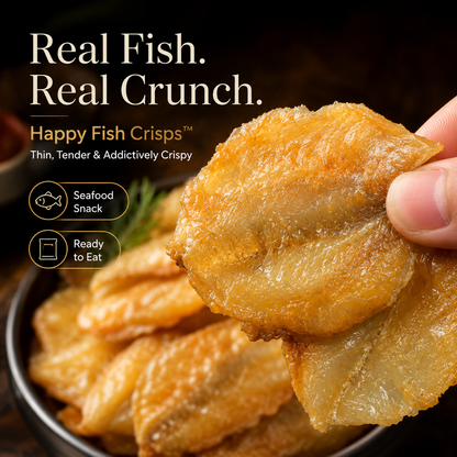 Happy Fish Crisps™ – A Light, Crispy & High-Protein Seafood Snack Made for Every Craving-YAO