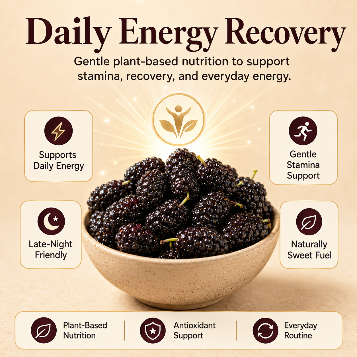 Dried Mulberries – Nourish Liver & Kidney, Darken Hair, Perfect for Night Owls-YAO