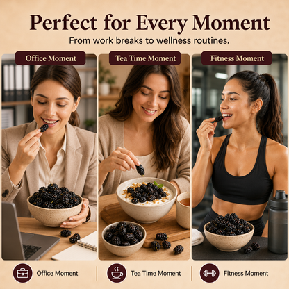 Dried Mulberries – Nourish Liver & Kidney, Darken Hair, Perfect for Night Owls-YAO