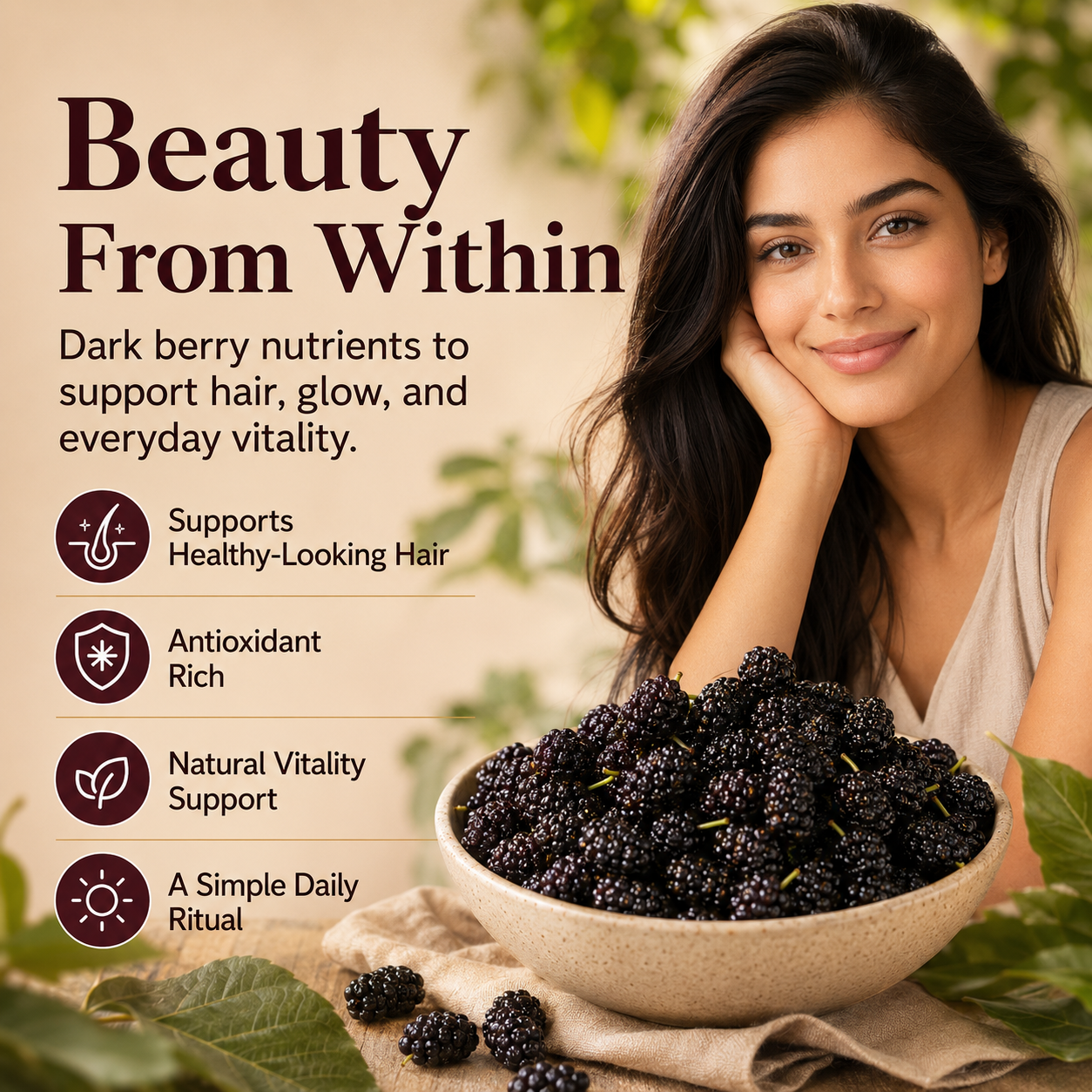 Dried Mulberries – Nourish Liver & Kidney, Darken Hair, Perfect for Night Owls-YAO