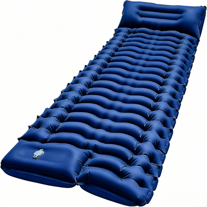Ultra-Light Inflatable Camping Sleeping Pad with Built-in Foot Pump-YAO