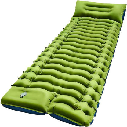 Ultra-Light Inflatable Camping Sleeping Pad with Built-in Foot Pump-YAO