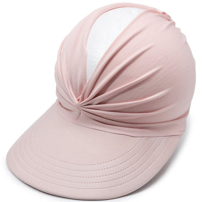 Women’s UPF 50+ Sun Protection Visor Hat-Wide Brim Cooling Beach Hat for Ponytail, Golf, Travel & Summer Outdoor Wear-RH