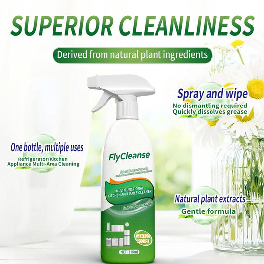 FlyCleanse Kitchen Grease Cleaner Spray – Spray Away Kitchen Grease Fast-RH